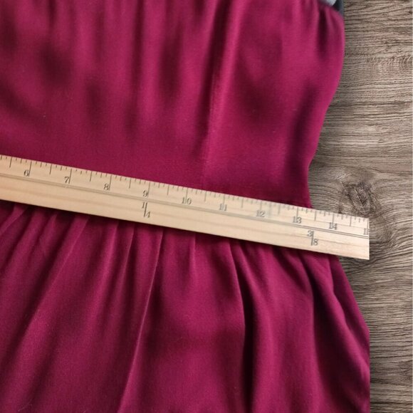 Forever 21 Womens  Spaghetti Strap Dress Size Medium  Burgundy color - Picture 9 of 9